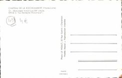 MODERN CARD Castle Of Rochelambert