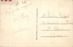 VINTAGE POSTCARD Puy View Taken of the Road of Espaly