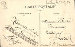 VINTAGE POSTCARD Puy Rules colossal of Notre Dame France