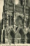 CPA Reims Cathedrale De Etat actuel du Grand Portail
