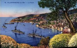 CPA Villefranche Sur Mer La rade Bateaux