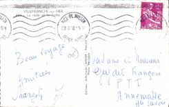 CPM Villefranche Sur Mer La rade et la flotte Bateau