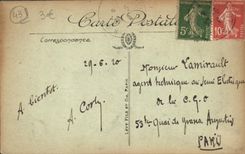 VINTAGE POSTCARD Puy the place of Breuil