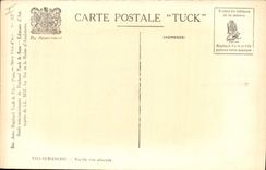 VINTAGE POSTCARD Villefranche On Sea Old obscure street