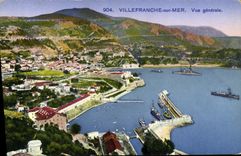 CPA Villefranche Sur mer Vue Generale