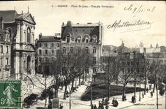 CPA Nancy Place St Jean Temple protestant