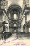 CPA Nancy Interieur du Temple protestant