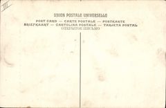 Detalles de Rembrandt de la POSTAL de la VENDIMIA de un interior del museo de la carnicería de la lumbrera París