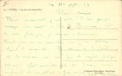 CPA Cheval Equitation Hippisme Vittel Le jour du grand prix