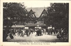 CPA Cheval Equitation Hippisme Deauville Hippodrome de Clairefontaine Le pesage 