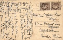 CPA Cheval Equitation Hippisme Vichy le champ de courses 