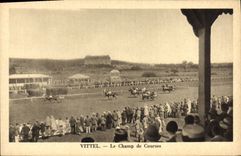 CPA Cheval Equitation Hippisme Vichy le champ de courses 