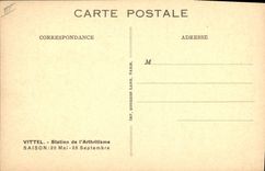 CPA Cheval Equitation Hippisme Vichy le champ de courses 