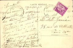 CPA Cheval Equitation Hippisme Deauville L'hippodrome Les tribunes