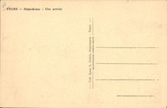 CPA Cheval Equitation Hippisme Feurs Hippodrome Une arrivee