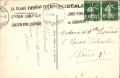 CPA Cheval Equitation Hippisme Deauville Les tribunes du champ de courses 