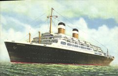 VINTAGE POSTCARD Boat Steamer Independence