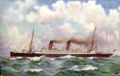 CPA Bateau Paquebot SS Caronia 