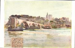 Puente de la POSTAL de la VENDIMIA de Avignon