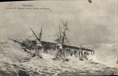 CPA Bateau desempare Dumont Duparc 