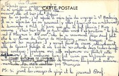 VINTAGE POSTCARD Oil Boat