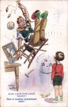 VINTAGE POSTCARD Fantasy Illustrator Child Dudley Buxton