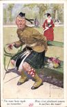 VINTAGE POSTCARD Fantasy Scottish Illustrator