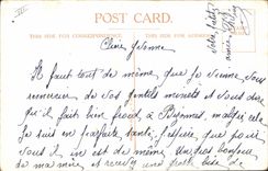 La derecha toda del niño del ilustrador de la fantasía de la POSTAL de la VENDIMIA que poseo está antes de usted