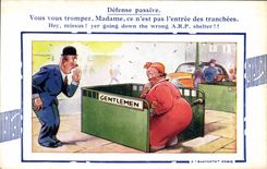 CPA Fantaisie Illustrateur Homme Gentlemen 