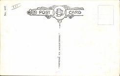 VINTAGE POSTCARD Fantasy Illustrator Man Gentlemen