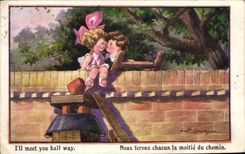 CPA Fantaisie Illustrateur Enfants 