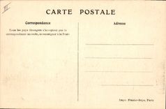 VINTAGE POSTCARD Sailing Boat Monitor Wooden bowl