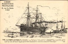 CPA Bateau Monitor Sebille 