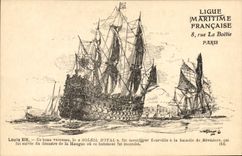 CPA Bateau Voilier Soleil Royal Sebille 