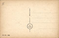 CPA Illustrateur Spahn Pilote Avion