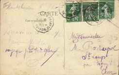 VINTAGE POSTCARD Militaria Creusot Usines Schneider Essai of a gun of 75 mm has fast shooting