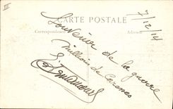 CPA Militaria Mortier allemand de 340 canon