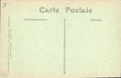 VINTAGE POSTCARD Militaria Crepy in Laonnois Emplacement of the long-range gun said Bertha which has car on Paris