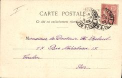 VINTAGE POSTCARD Militaria army maneuvers of armies of 19052 the 6th battery of 23rd of artillery close to Fourquevaux