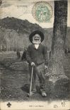 CPA Folklore Auvergne Un patre 
