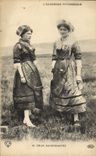 CPA Folklore Auvergne Deux Auvergnates