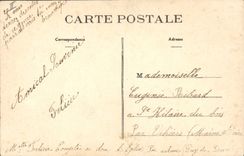 CPA Folklore Notre ouvergne Adieu Marguerite 