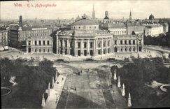 VINTAGE POSTCARD Theater Wien Hofburgtheater