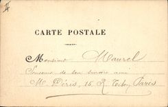 VINTAGE POSTCARD Theater Sarah Bernhardt Paris Vincennes Louvre