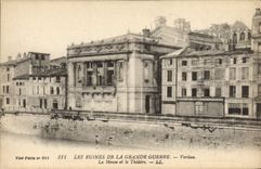 CPA La Meuse et le Theatre Verdun