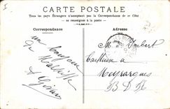 VINTAGE POSTCARD Villefranche on sea View the Wet dock