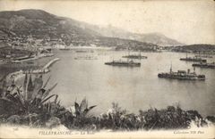 CPA Villefranche sur mer La rade Bateaux