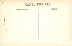 POSTAL Villefranche de la VENDIMIA en el panorama del mar visto del montaje del boro