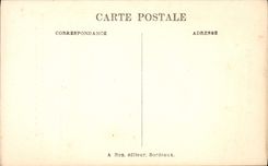 VINTAGE POSTCARD Museum of Bordeaux the virgin and the child Jesus Murillo Bartholome Esteban