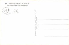 VINTAGE POSTCARD Thorenc View And Collar De Bleyne Cows